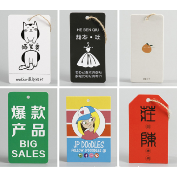 The Different Pattern Clothing Tags